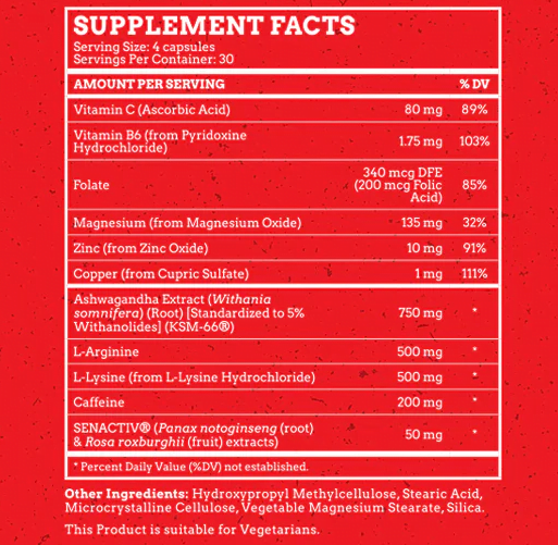 D-Bal Max Ingredients